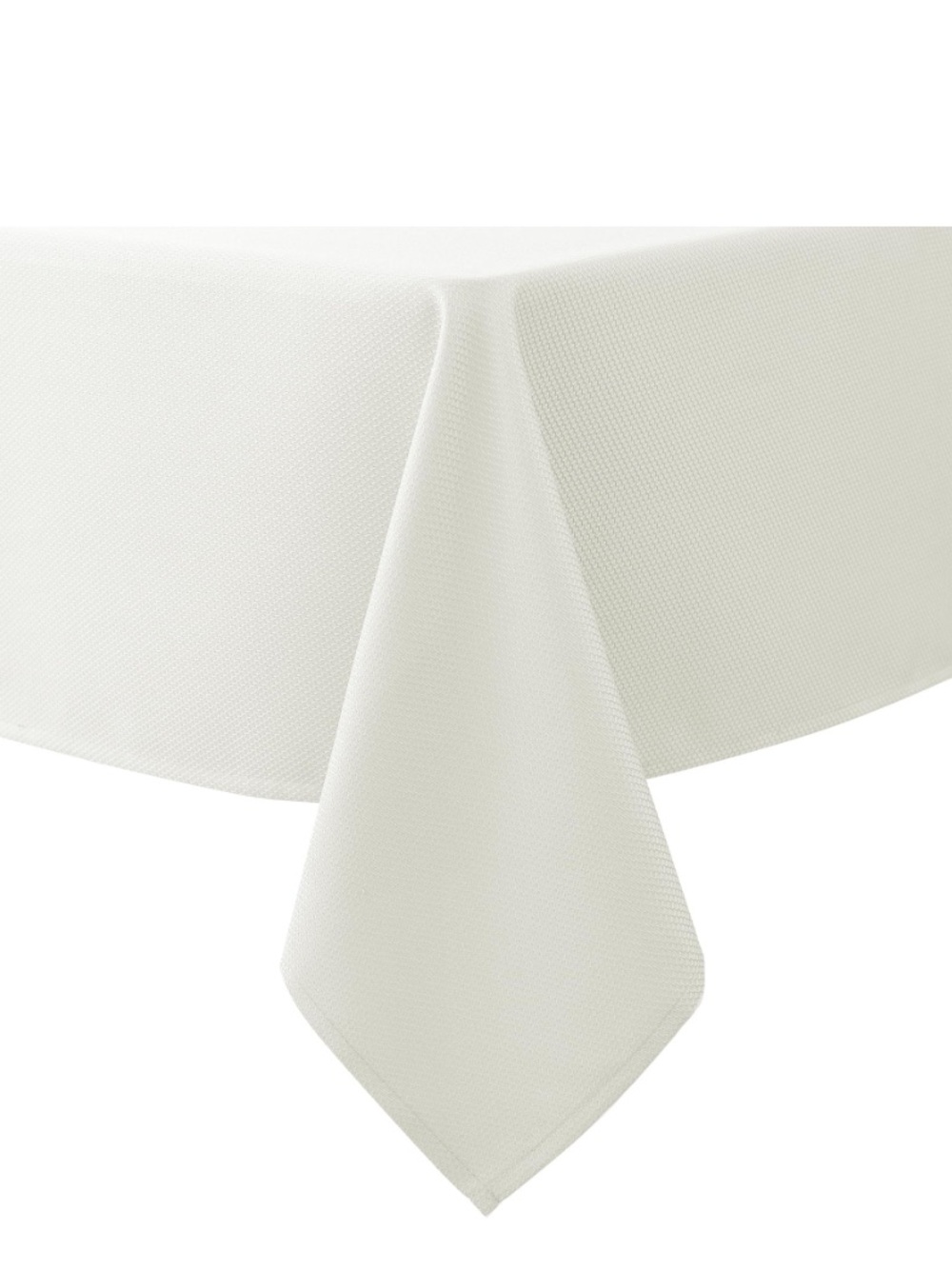 Ivory Tablecloth  100% Polyester Water-Resistant Rectangular 90x156”